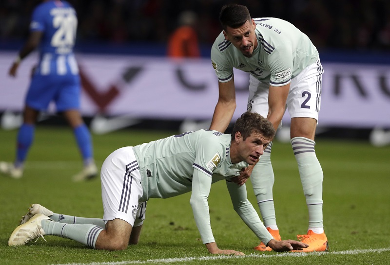 ШОК У БУНДЕСЛИГИ: Ибишевић и Херта срушили Бајерн 